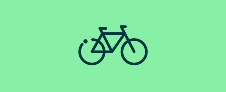 Graphic of a bicycle