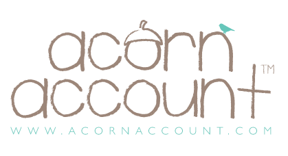 The logo for Acorn, a prepaid card provider.