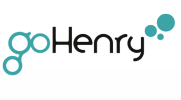 The logo for gohenry, who offer a prepaid card to help parents manage their children's pocket money.
