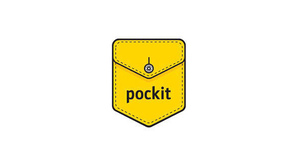 The logo for Pockit, a prepaid card provider.
